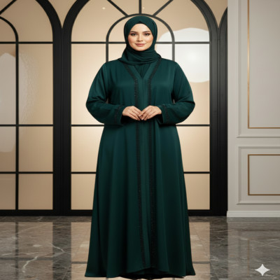 জুম কাঠি-পাথর বোরকা (হিজাবসহ)