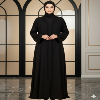 জুম কাঠি-পাথর বোরকা (হিজাবসহ)