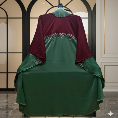 জাফরান আবায়া (হিজাবসহ)