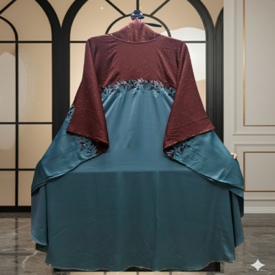 জাফরান আবায়া (হিজাবসহ)